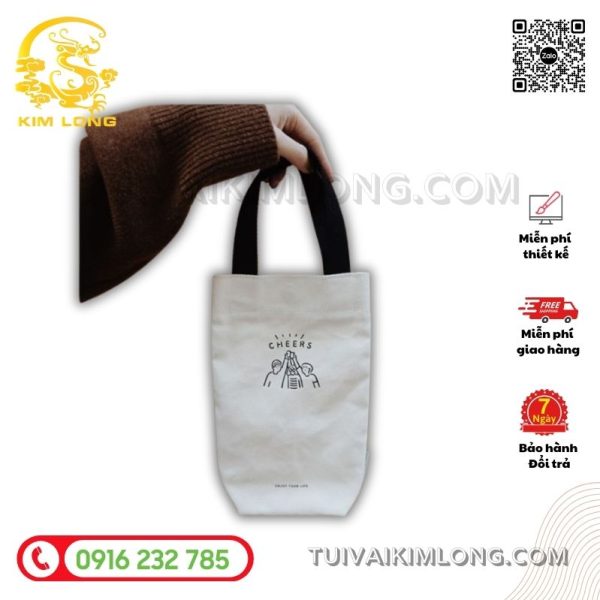 Túi canvas đựng ly 9