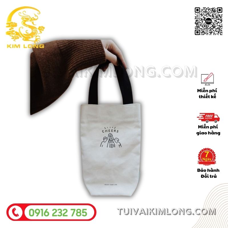 Túi canvas đựng ly 9