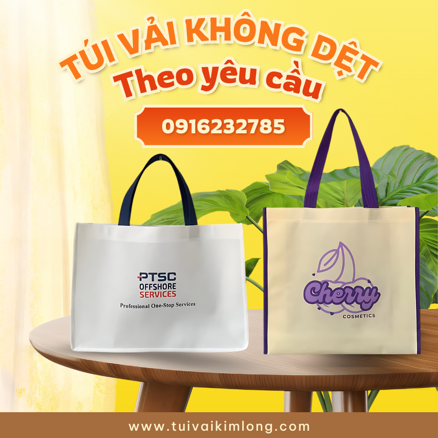 may túi vải không dệt theo yêu cầu