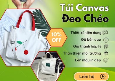 Túi Canvas Đeo Chéo Phong Cách Năng Động Và Thời Trang