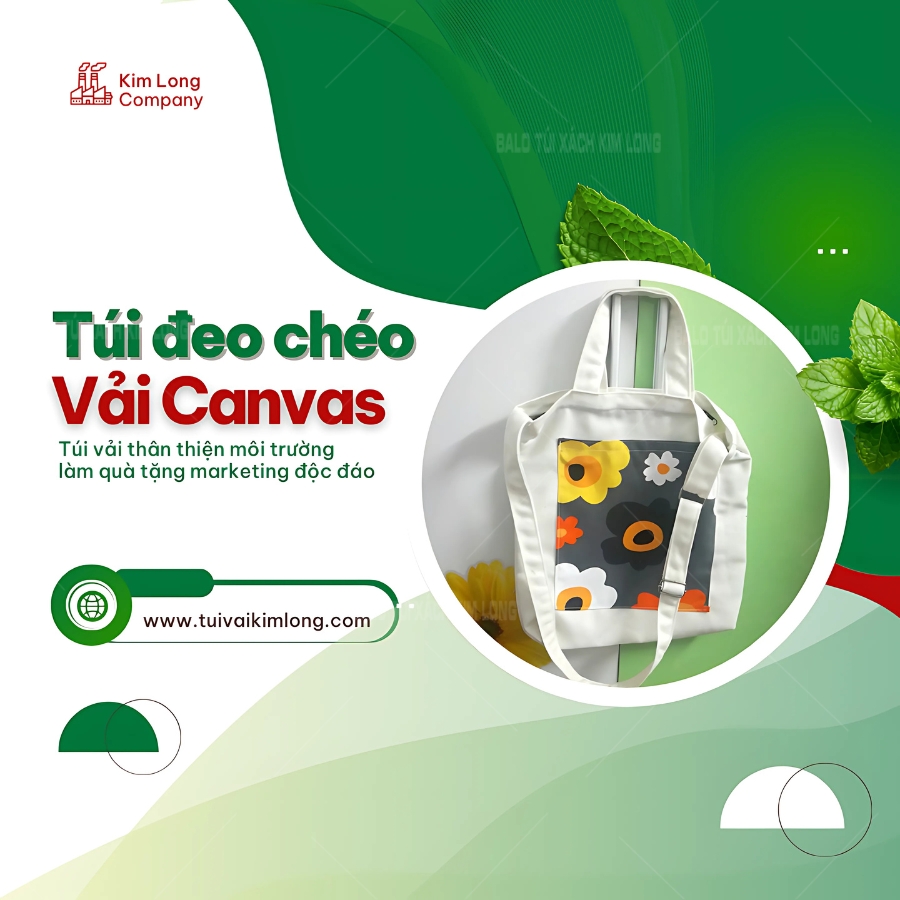 xưởng may túi canvas đeo chéo