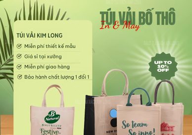 Túi Vải Bố Thô – Vẻ Đẹp Mộc Mạc, Tự Nhiên